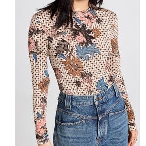 Ulla Johnson Eve Top in Jasmine Print